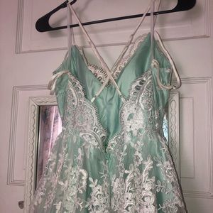 Prom Ballgown Mint dress